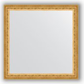 Зеркало Evoform Definite 620x620 в багетной раме 47мм, сусальное золото BY 0778