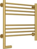 Полотенцесушитель электрический Сунержа Богема 2.0, прямая, 500x500, МЭМ слева, матовое золото 032-5204-5050