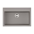 Кухонная мойка Omoikiri Daisen 77-GR, искусственный гранит, leningrad grey 4993628