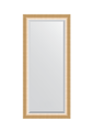 Зеркало Evoform Exclusive 760x1660 с фацетом, в багетной раме 87мм, травлёное золото BY 1211