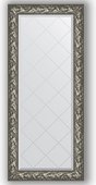 Зеркало Evoform Exclusive-G 690x1580 с гравировкой, в багетной раме 99мм, византия серебро BY 4157