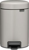 Мусорный бак с педалью Brabantia NewIcon 3л, Soft Grey Мягкий серый 252181