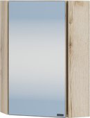 Зеркальный шкаф Санта Сатурн 280x600x320, угловой, подвесной, дуб австрийский 700380