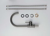 Смеситель для кухни Aquatek Европа С-излив, оружейная сталь AQ1382BGM