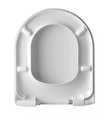 Сиденье для унитаза Haro Wave, быстросъёмное, микролифт, белое 534055