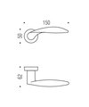 Ручка дверная Colombo Wing, d50, золото глянцевое DB31RSB oroplus