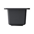 Кухонная мойка Omoikiri Kata 20-U-BL, Artgranit чёрный 4993375