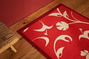 Коврик придверный 50x78см для помещения красные цветы, полиамид Golze CONTZEN MATS JARDIN DE PLANTES 1700-40-001-010