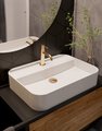 Смеситель для раковины AQUAme Siena, глянцевое золото AQM6210GG