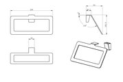 Кольцо для полотенец Wonzon & Woghand Eclipse, хром WW-V2201-CR