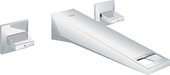 Смеситель для раковины настенный на 3 отверстия встраиваемый, хром Grohe ALLURE Brilliant 20348000