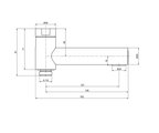 Излив поворотный AQUAme с картриджем, gun metal AQM8301GM