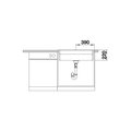 Кухонная мойка Blanco Etagon 8, отводная арматура, серый беж 525194