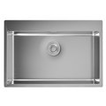 Кухонная мойка Florentina Логика-НМ 750x510, матовая нержавеющая сталь LHM.750.510.B.10.S.10