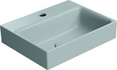 Раковина GSI Nubes 400, подвесная, встраиваемая, Ghiaccio matte 9684115