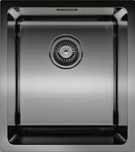 Кухонная мойка без крыла, нержавеющая воронёная сталь Omoikiri Notoro 39-GM 4993079
