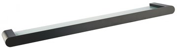 Стеклянная полка для ванной Wonzon & Woghand Carbon, чёрный матовый WW-7727