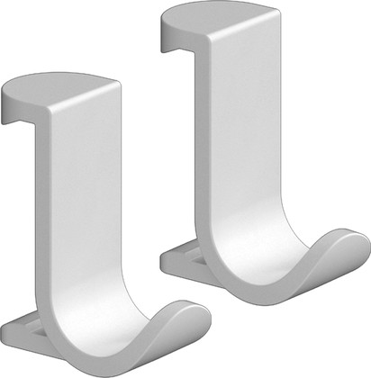 Крючок Hansgrohe WallStoris широкий, 2шт, матовый белый 27914700