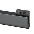 Держатель для туалетной бумаги Keuco Edition 400, открытая форма, чёрный хром шлифованный 11562 130000