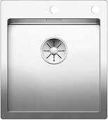 Кухонная мойка Blanco Claron 400-IF/A, клапан-автомат, полированная сталь 521632