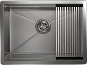 Кухонная мойка Granula Kitchen Space KS-6045U, 600x445, универсальный монтаж, нержавеющая сталь, Сталь сатин 6045U, СТАЛЬ САТИН