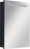 Зеркальный шкаф Roca Victoria Nord Black Edition левый, с флюоресцентной подсветкой, 60.6х81см ZRU9000098