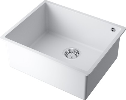 Кухонная мойка Omoikiri Bosen 54-U-WH, Tetogranit, белый 4993164