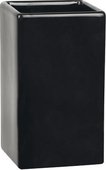 Стакан для зубных щёток Spirella Quadro, чёрный 1013661