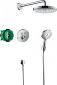 Душевая система скрытого монтажа Hansgrohe Raindance Select E с термостатом, 7в1 27297000