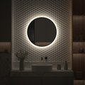 Зеркало с окантовкой Defesto Aura d70, LED подсветка, ИК-выключатель, нейтральный белый свет DF 2984R