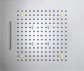 Потолочный душ Bossini Dream, 57х47см, 3 режима, 4 светодиода LED RGB, для установки в подвесной потолок, хром H38935.030