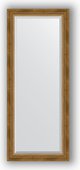 Зеркало Evoform Exclusive 580x1430 с фацетом, в багетной раме 70мм, состаренное бронза с плетением BY 3536