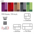 Размеры, цвета и формы ковриков для ванны и туалета от Spirella коллекции Unit