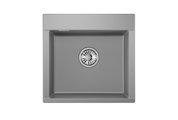 Кухонная мойка Granula Estetica ES-5201, 520x500, кварц, Алюминиум 5201, АЛЮМИНИУМ