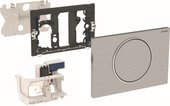 Смывная клавиша Geberit Sigma10 электронное управление смывом от сети, нержавеющая сталь 115.867.SN.5