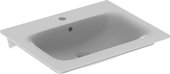 Раковина Geberit Renova Plan Slim мебельная с отв., с переливом 60x48см 122260000