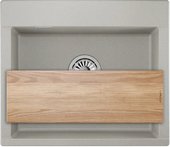 Кухонная мойка Granula Estetica ES-5804, 580x500, кварц, Базальт 5804, БАЗАЛЬТ