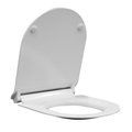 Сиденье для унитаза GSI AltaCeramica, с крышкой Slim SoftClose, белый матовый AC90109