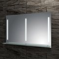 Зеркало Evoform Ledline-S 1300x750 с полочкой со встроенными LED-светильниками 16,5Вт BY 2169