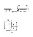 Сиденье для унитаза Grohe Euro Ceramic, микролифт, белый 39330002