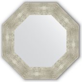 Зеркало Evoform Octagon 566x566 в багетной раме 90мм, алюминий BY 3811