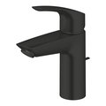 Смеситель для раковины Grohe Eurosmart S-size, донный клапан, Matt Black матовый чёрный 332652433