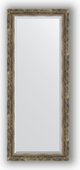 Зеркало Evoform Exclusive 580x1430 с фацетом, в багетной раме 70мм, старое дерево с плетением BY 3538
