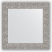 Зеркало Evoform Definite 700x700 в багетной раме 90мм, чеканка серебряная BY 3151