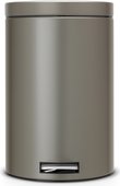 Мусорный бак 20л с педалью, платиновый Brabantia 482762