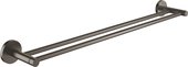 Держатель для полотенец Grohe Essentials двойной, 60см, тёмный графит матовый 40802AL1
