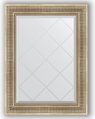 Зеркало Evoform Exclusive-G 670x900 с гравировкой, в багетной раме 93мм, серебряный акведук BY 4110