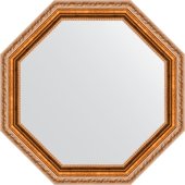 Зеркало Evoform Octagon 570x570 в багетной раме 64мм, версаль бронза BY 3989