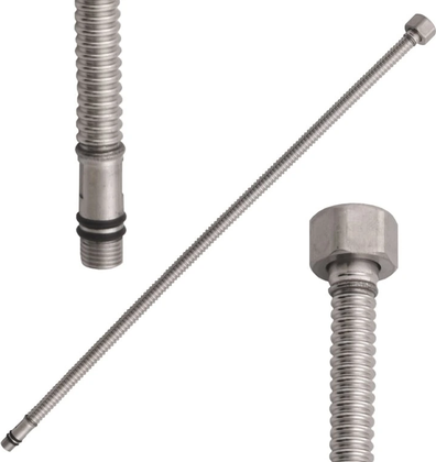 Гибкая подводка смесителя RAV Slezak, M10x1 x G1/2", длина 35см, cильфоновая стальная, 1шт, хром IT0012