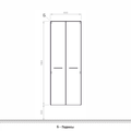 Verona SUSAN Шкаф подвесной, ширина 60см, 2 дверцы, артикул SU304